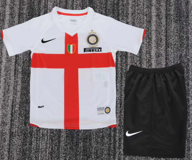 2007/2008 Retro Inter Milan Away Football Jersey 1:1 Thai Quality Kids Size