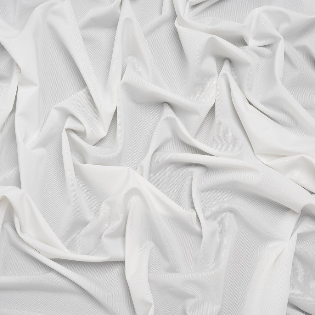 Stretch Polyester Jersey - Natural White - Famous Australian Designer Deadstock - Joann Fabrics