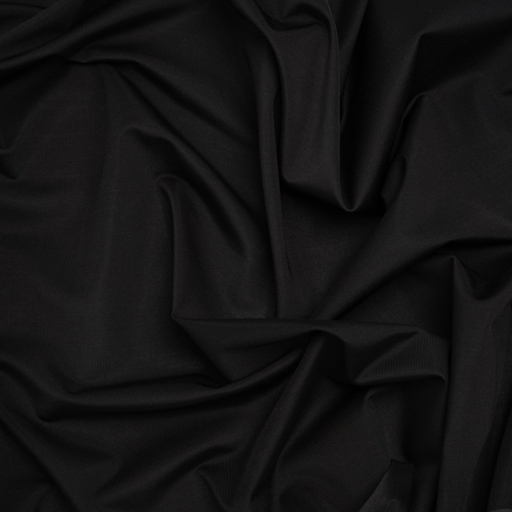 Stretch Polyester Jersey - Black - Famous Australian Designer Deadstock - Joann Fabrics