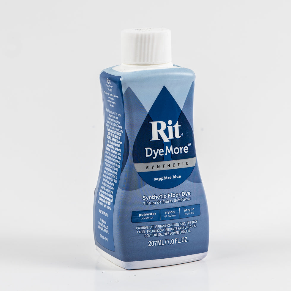 Rit DyeMore Synthetic Fiber Dye - Sapphire Blue - 7oz Bottle - Joann Fabrics