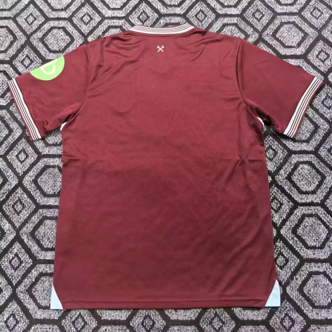 2025/2026 West Ham United Home Football Jersey 1:1 Thai quality