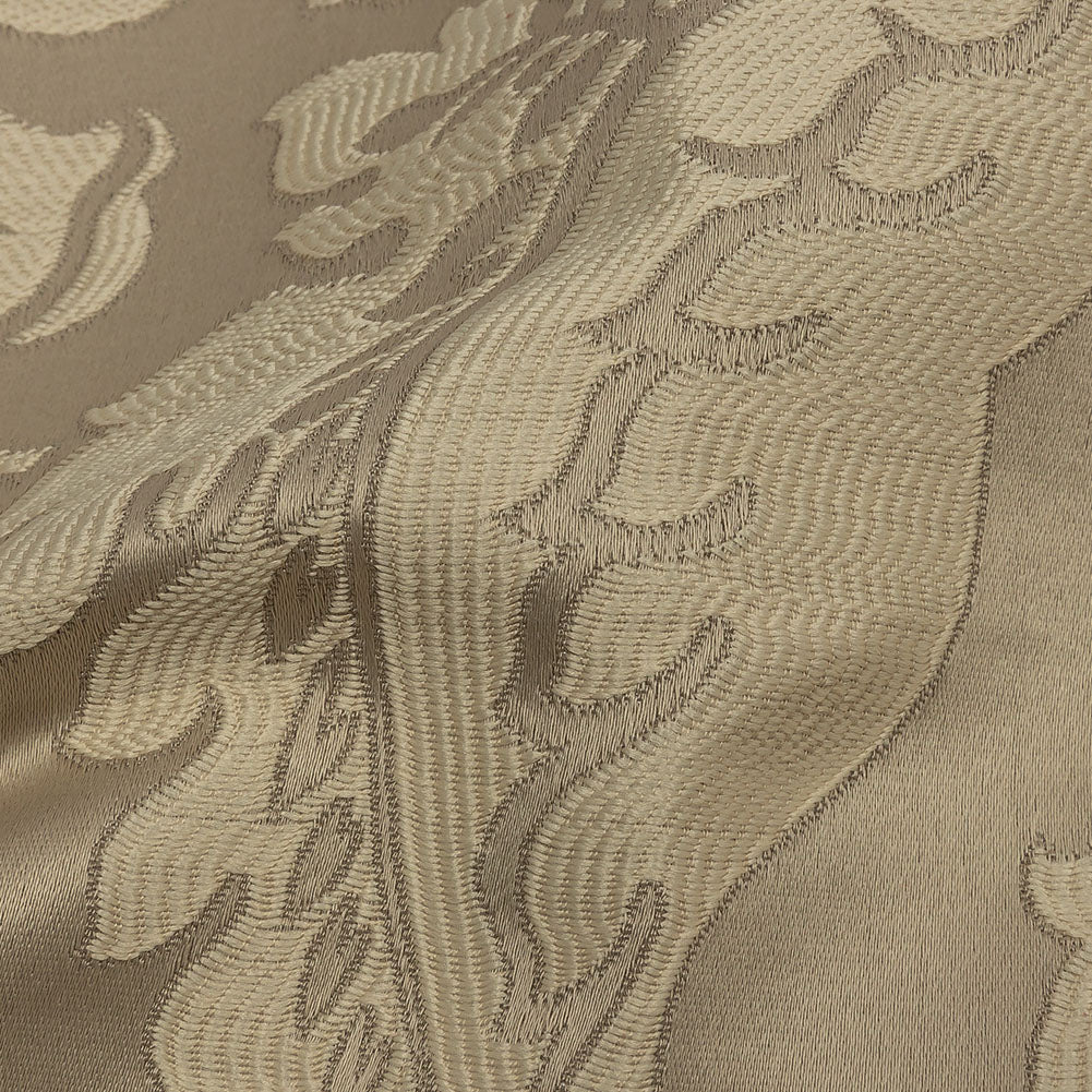 Drapery Jacquard - Champagne Leafy Damask - British Imported - Joann Fabrics
