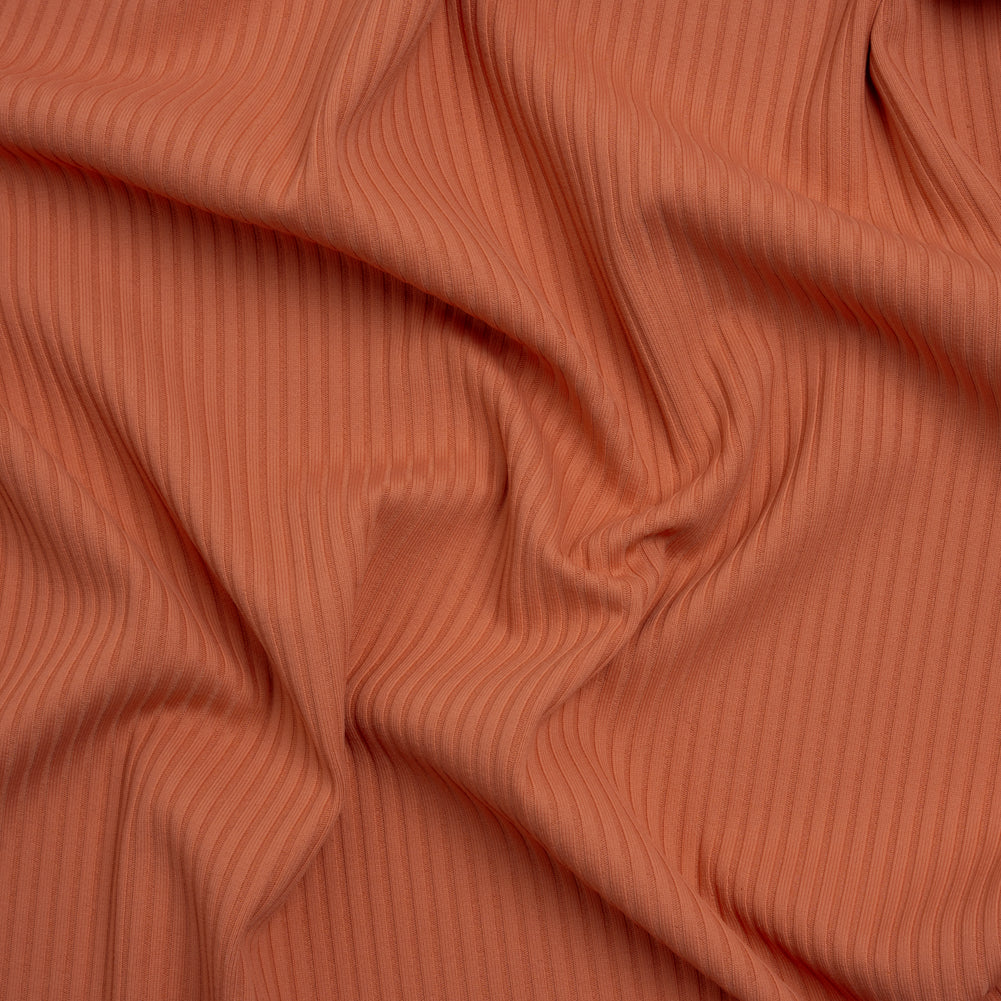 Stretch Nylon 3x2 Rib Knit - Dusty Coral - Designer Deadstock - Joann Fabrics