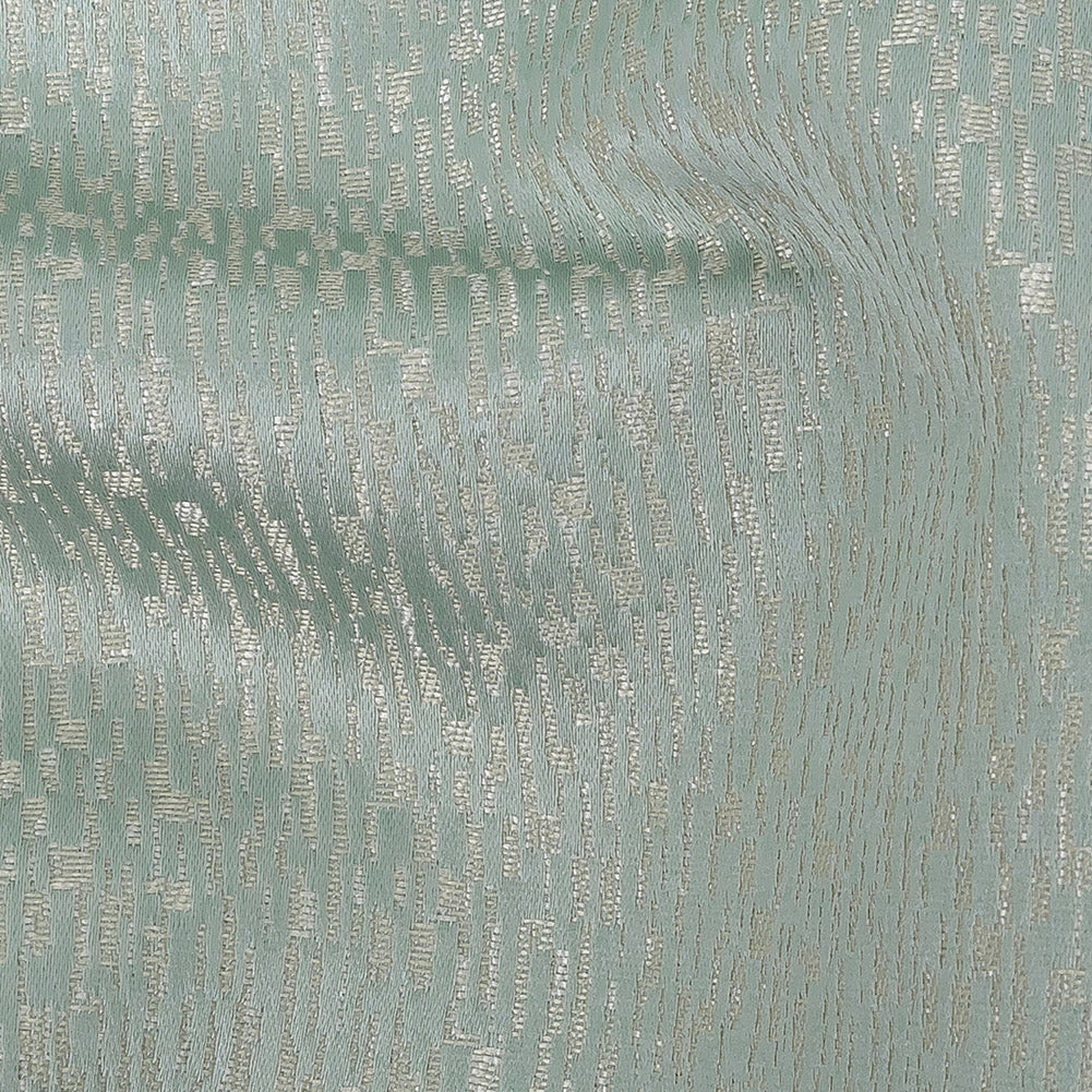 Polyester Jacquard - Duckegg Raindrop Streaks - British Imported - Joann Fabrics