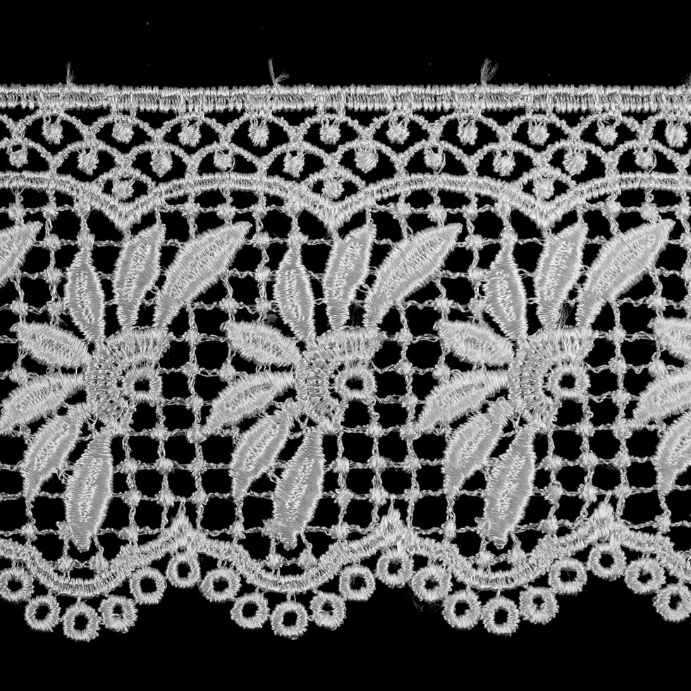 White Venise Lace Trim - 3