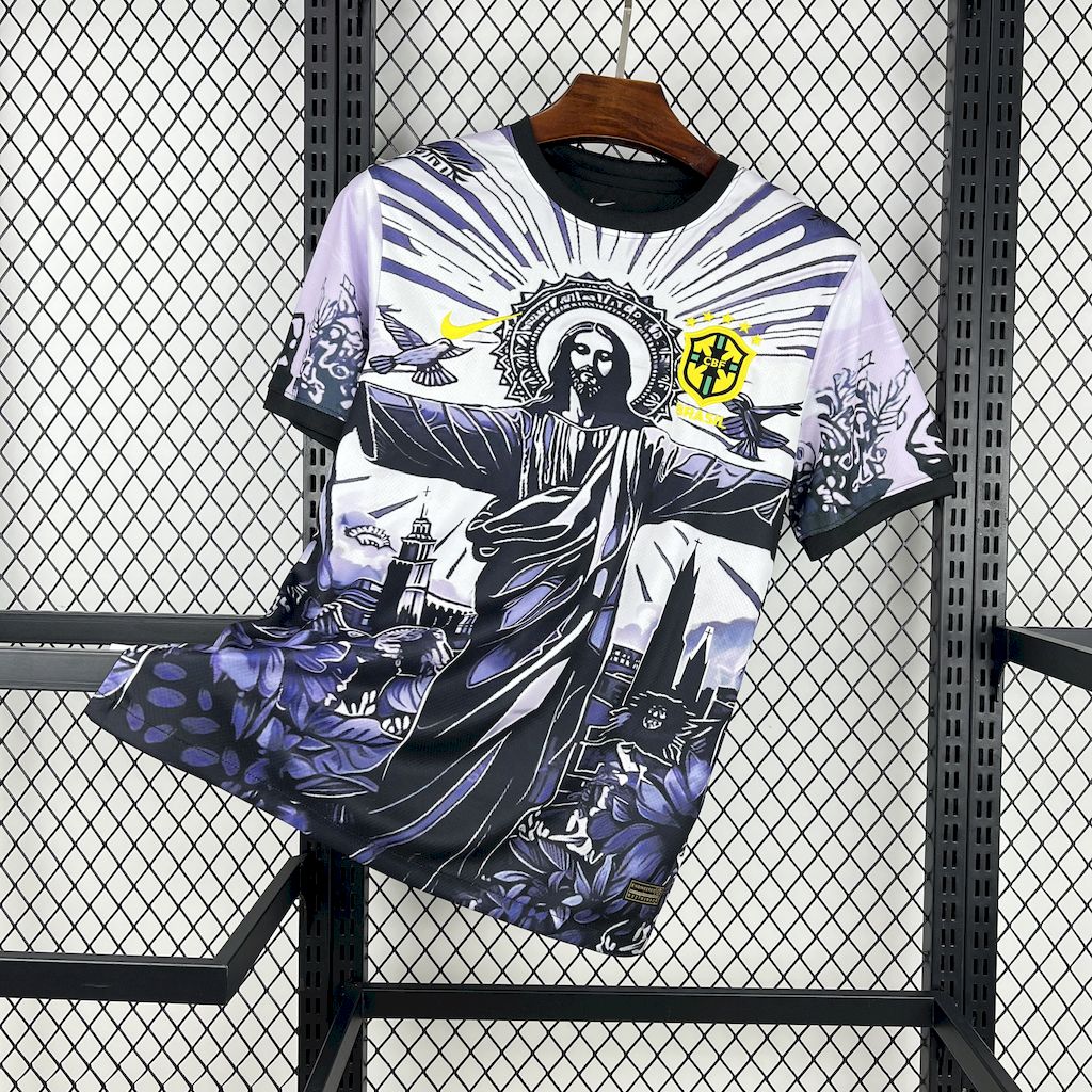 2025/2026 Brazil jesus black Football Shirt 1:1 Thai Quality