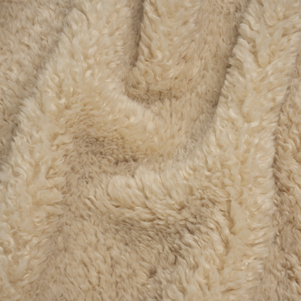 Recycled Polyester Shaggy Poodle Faux Fur - Ecru - Joann Fabrics
