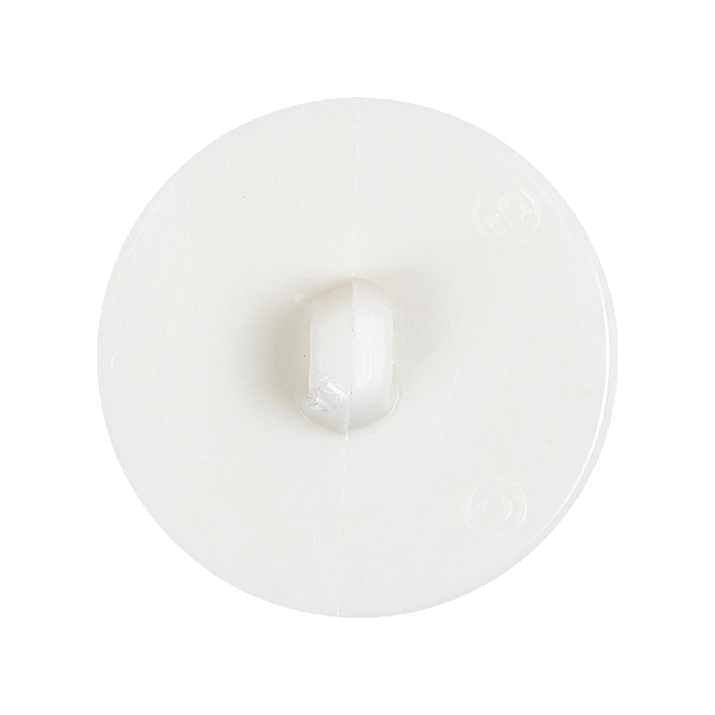White Square in Circle Etched Shank Back Plastic Button - 44L/28mm - Joann Fabrics