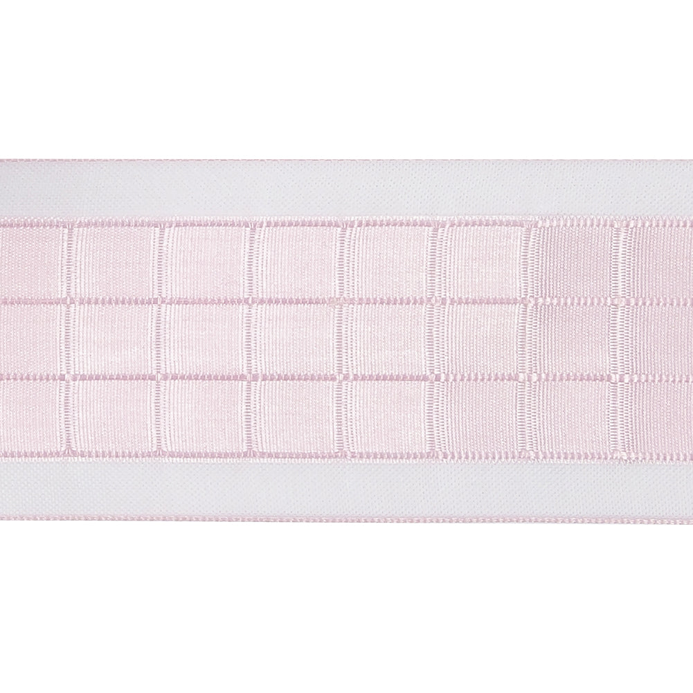 Baby Pink Squares and Sheer Borders Ribbon - 36mm - Joann Fabrics