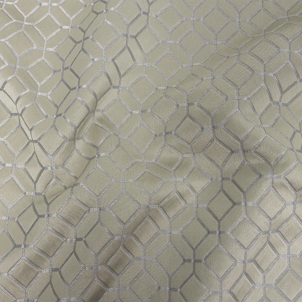 Polyester Jacquard - Willow Tiled Geometric - British Imported - Joann Fabrics