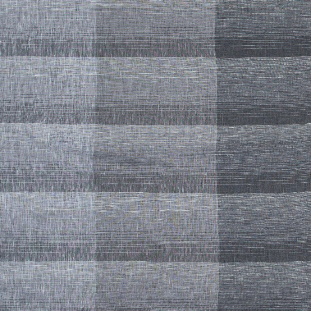 Italian Gray and White Plaid Linen Scrim - Joann Fabrics