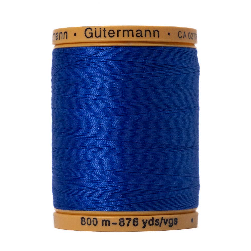 Gutermann Natural Cotton Thread 800m - 7000 Royal Blue - Joann Fabrics