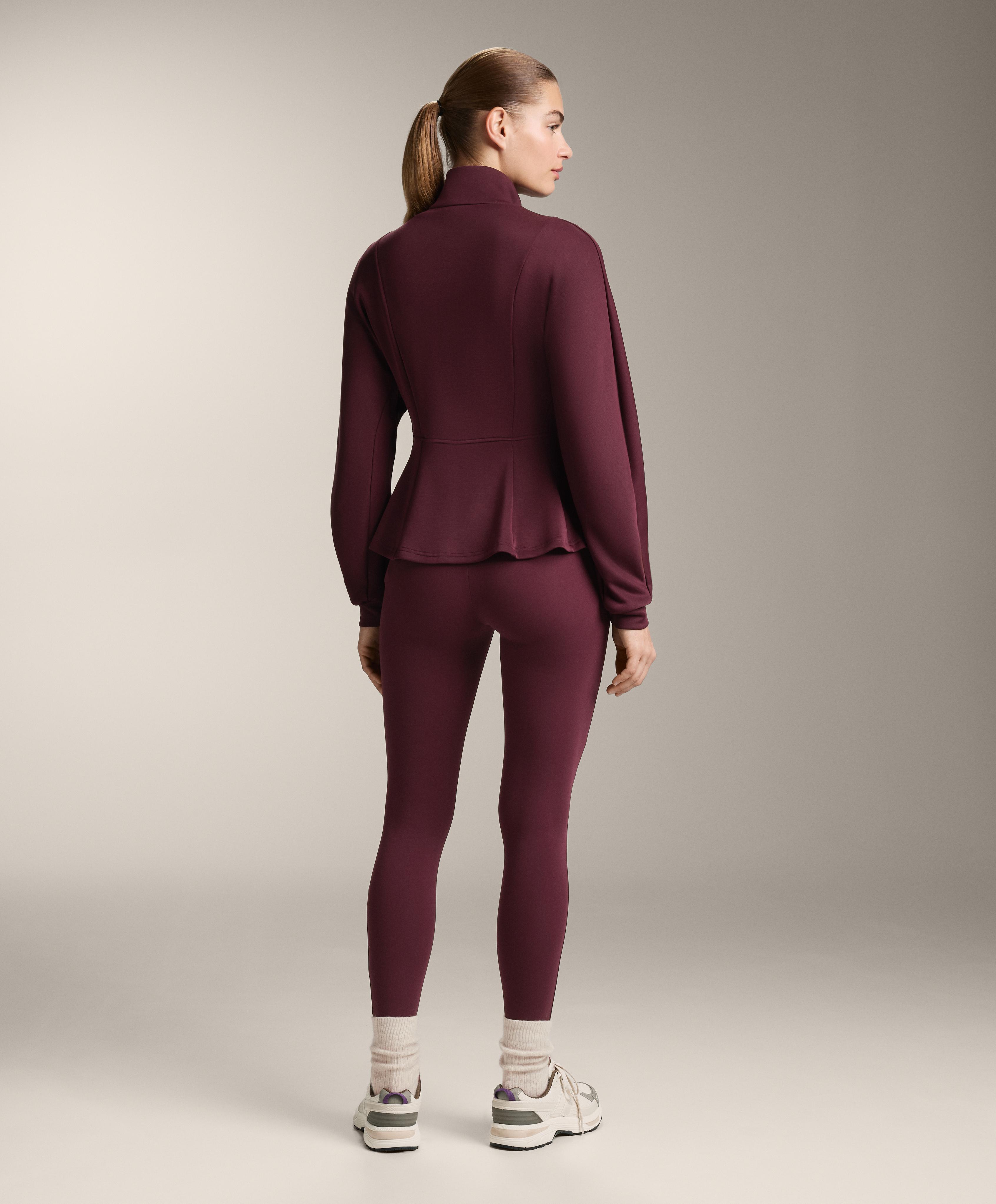 Soft-touch modal jacket with fitted waist