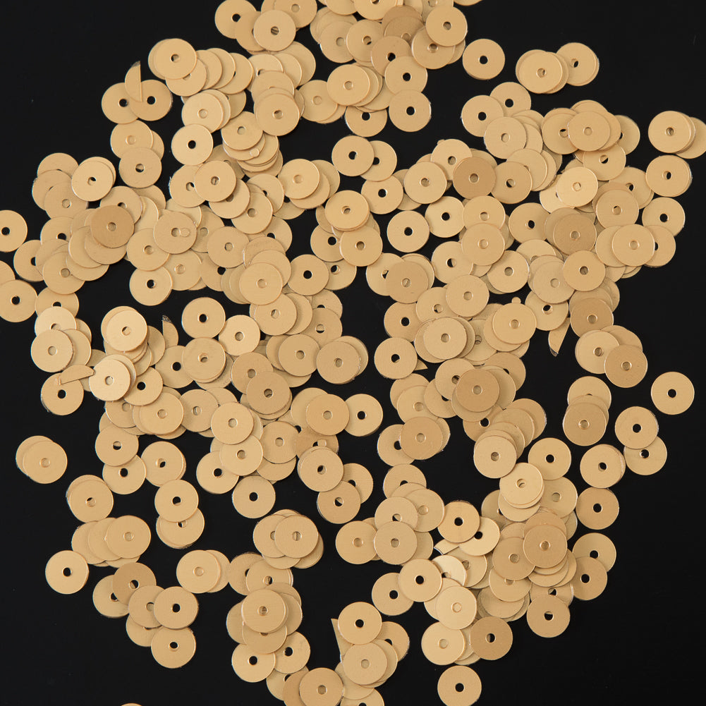 Bag of Gold Dull-Bright Loose Sequins - 6mm - Joann Fabrics