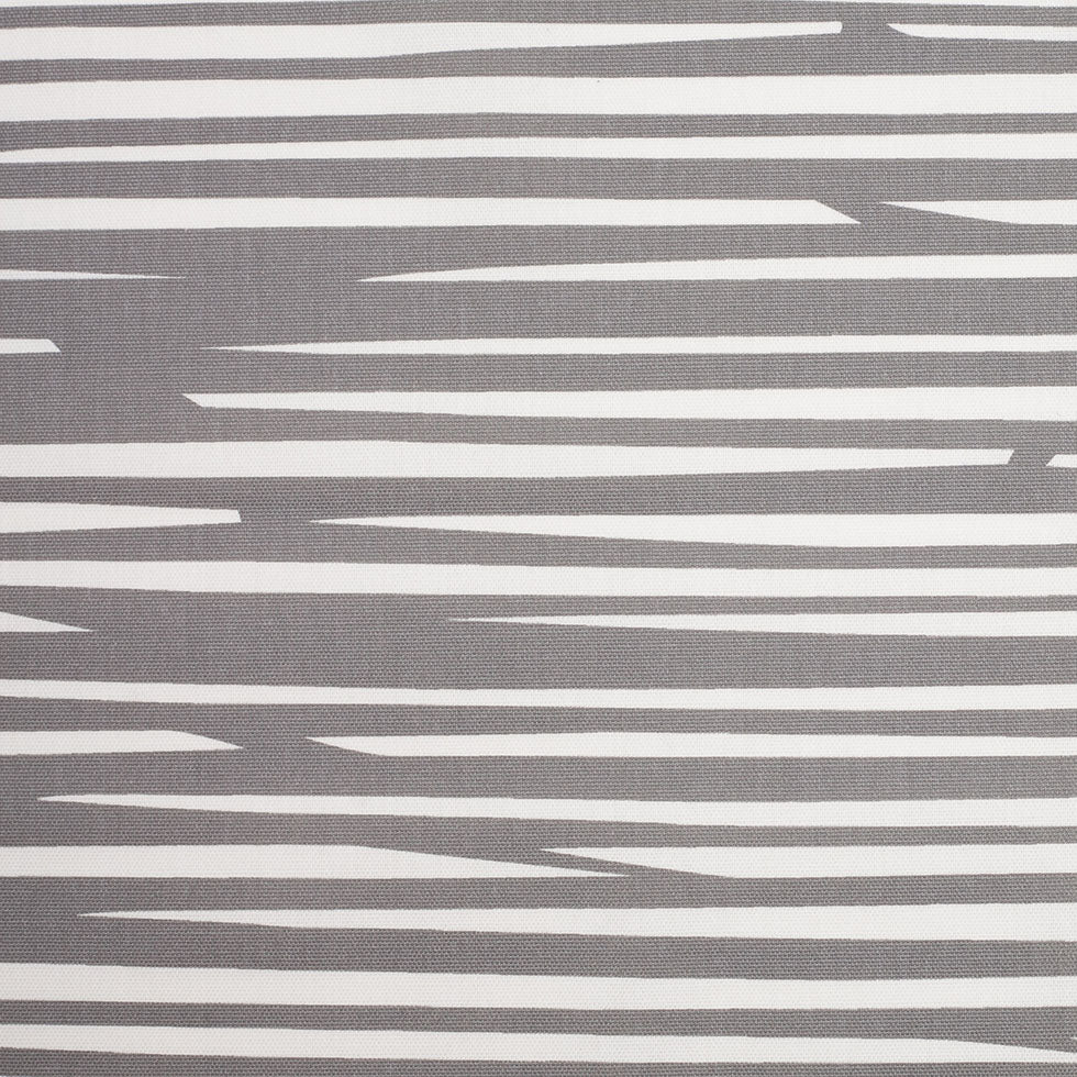 Swedish Gray/White Striped Woven Cotton Print - Joann Fabrics