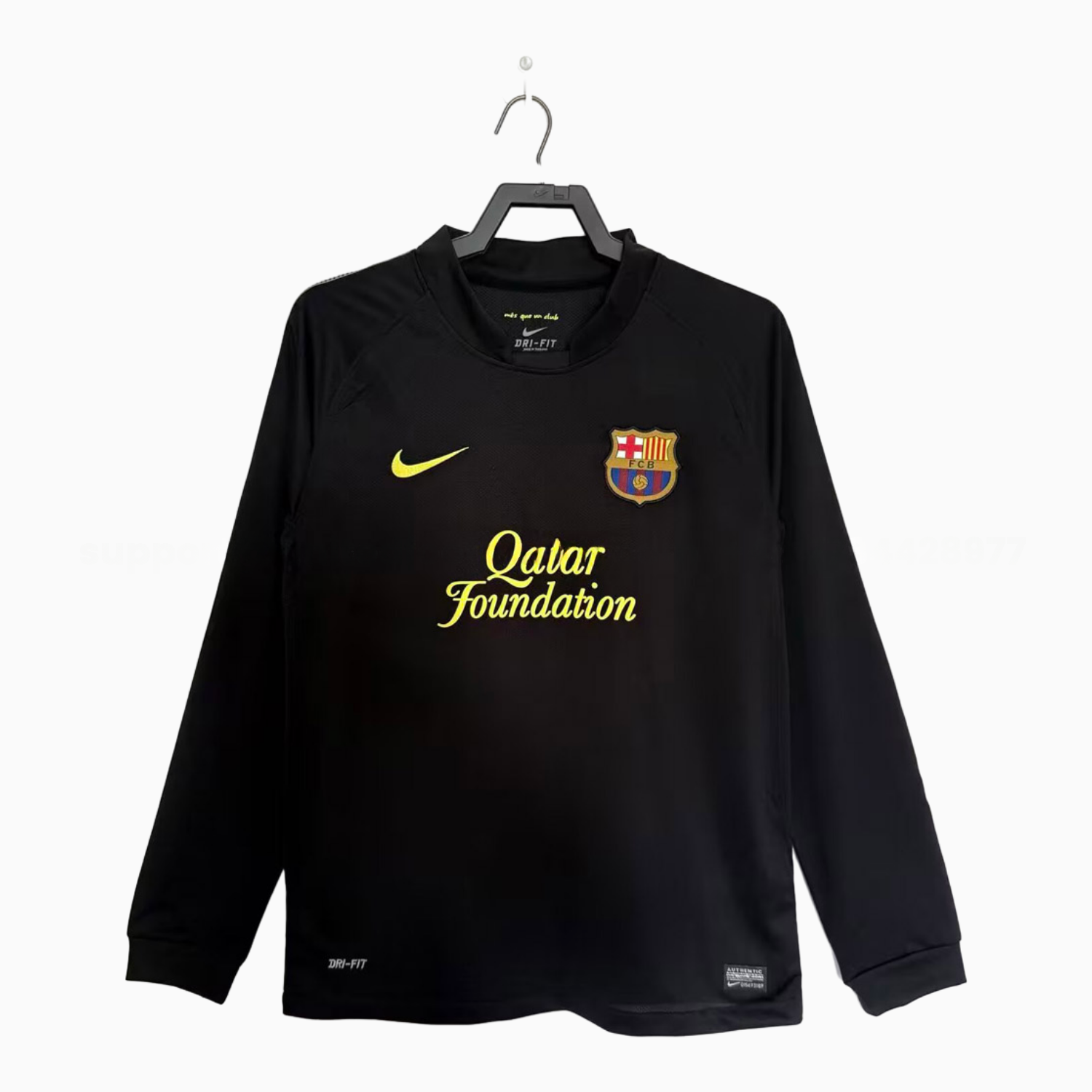 Retro Barcelona 2011-12 Away Long Sleeves Jersey - Fans Version - UnitedFutballJersey