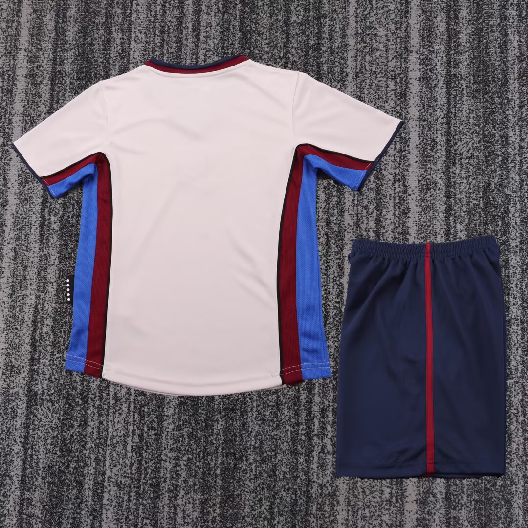 1998/1999 Retro Barcelona Away Football Jersey 1:1 Thai Quality Kids Size