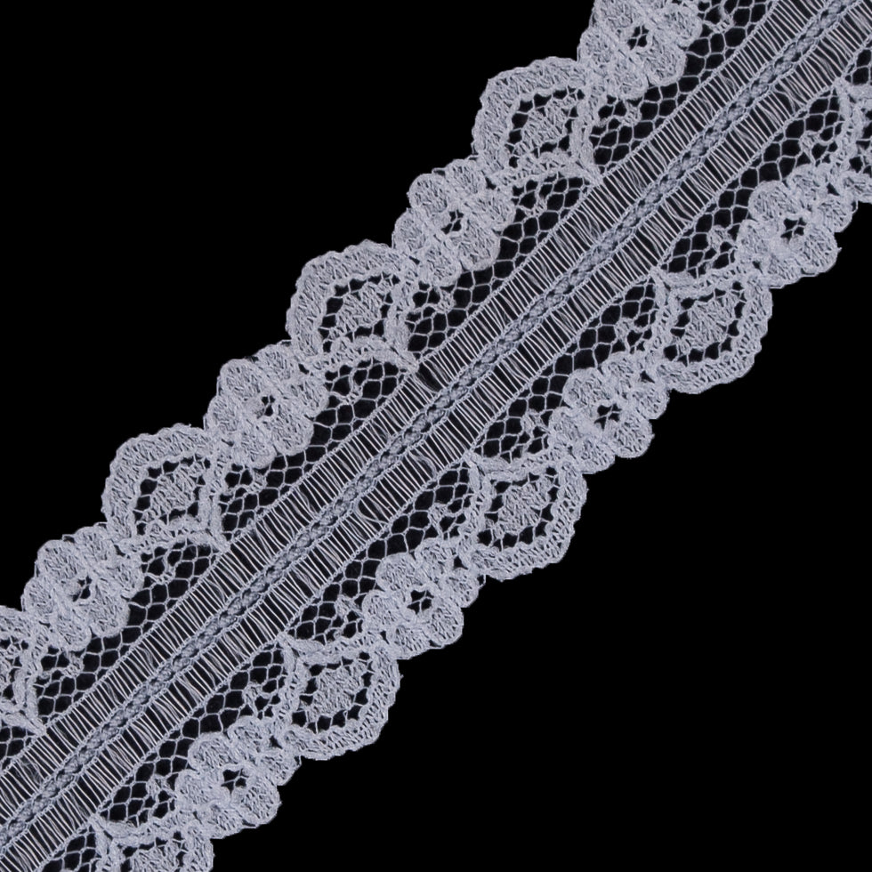 Pale Blue Lace Trim - 1