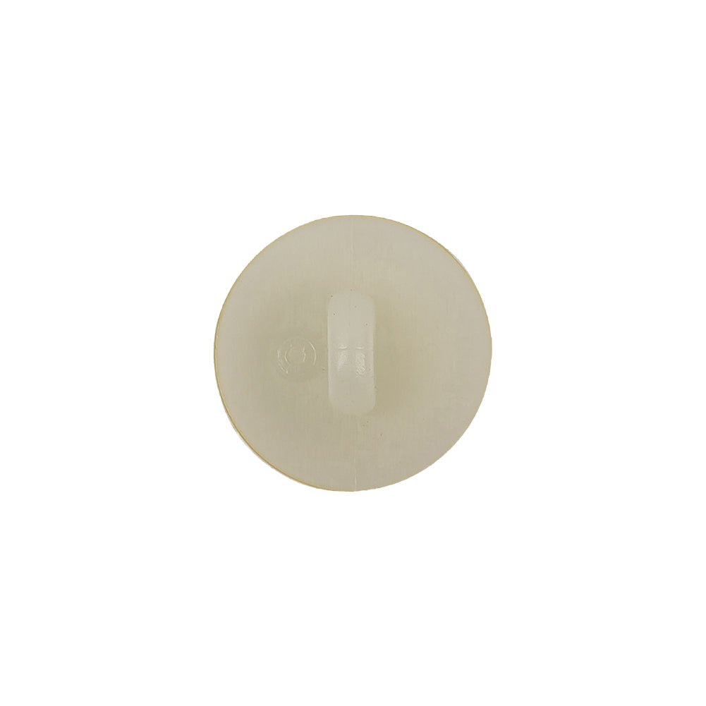 Ivory Tinted Nearly Opaque Shank Back Plastic Button - 24L/15mm - Joann Fabrics
