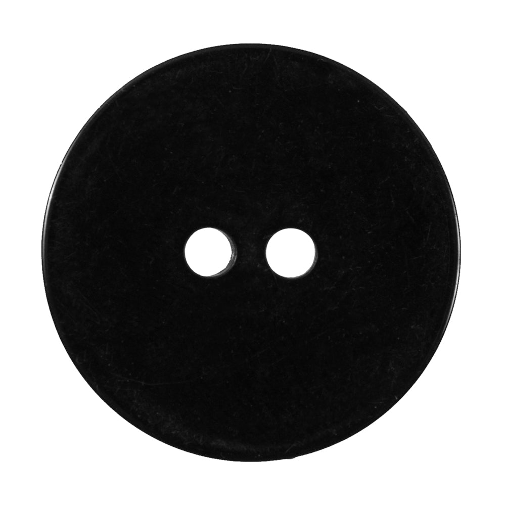 Black Flat Plastic Button with Faux Stitched Border - 48L/30.5mm - Joann Fabrics