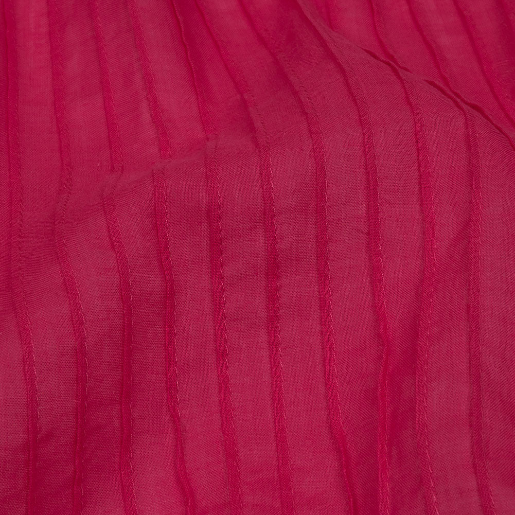 Famous Australian Designer Hot Pink Pintucked Cotton Lawn - Joann Fabrics