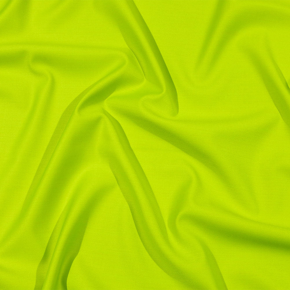Italian Neon Lime Double Face Stretch Super 150 Virgin Wool Twill Suiting - Joann Fabrics
