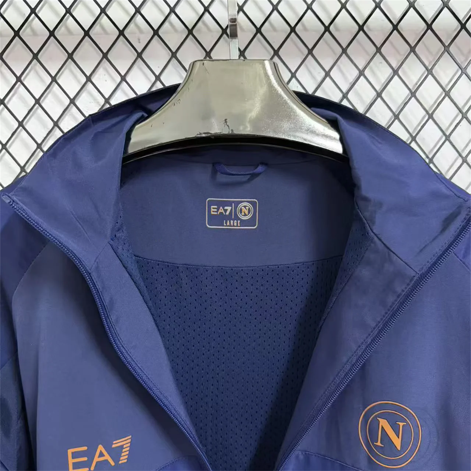Napoli 25-26 Cocacola Windbreaker Jacket - Dark Blue - UnitedFutballJersey