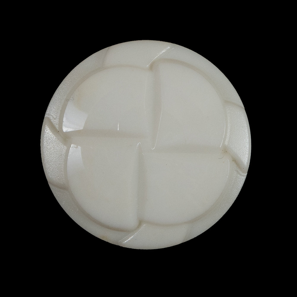 Antique White Textured Shank-Back Button - 44L/28mm - Joann Fabrics