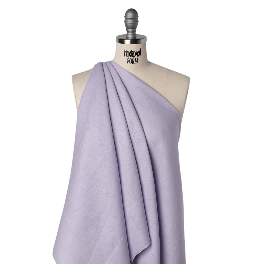 Lightweight Linen Woven - Light Lilac - Famous Australian Famous Australian Designer Deadstock - Joann Fabrics