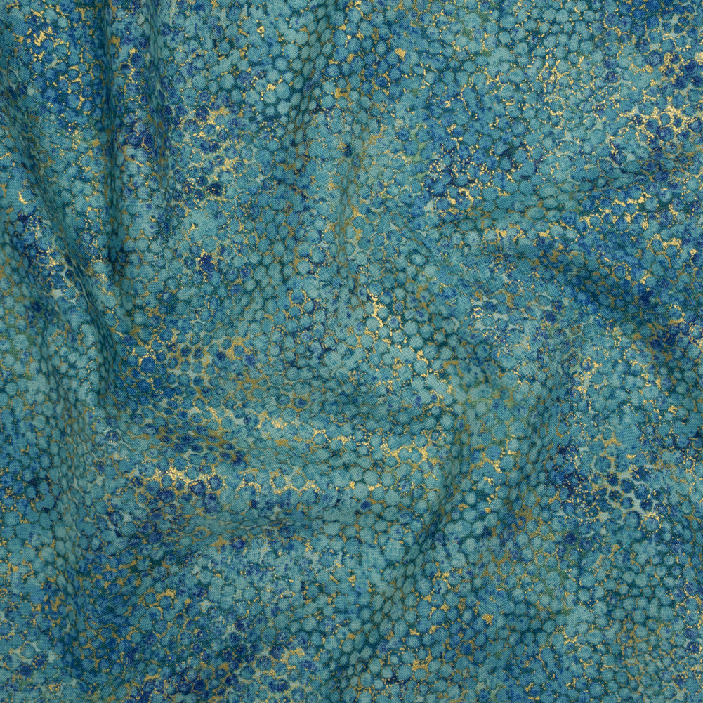 Metallic Printed Quilting Cotton by Northcott - Dusk Pebbles - Shimmer Collection - Joann Fabrics