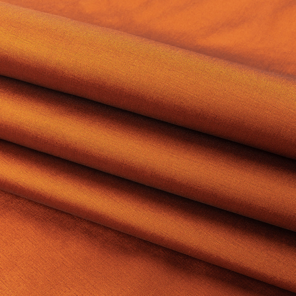 Polyester Taffeta - Plain Dyed Rustic Orange - Bellamy Collection - Joann Fabrics