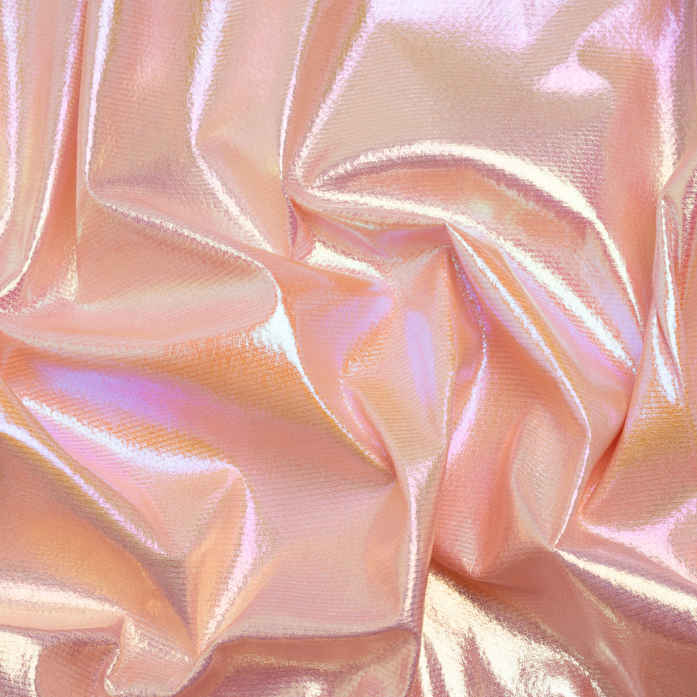 Crinkled Metallic Faux Leather - Pink and Yellow Ombre - Adriana Collection - Joann Fabrics