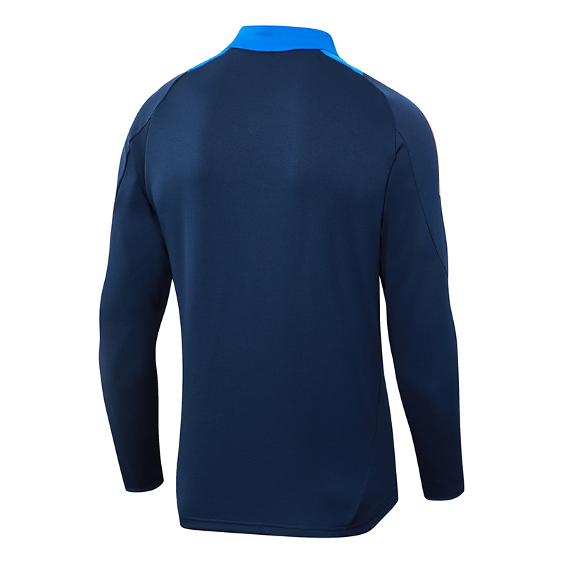 2024/2025 Juventus Half-Pull Training Suit Royal Blue Football Shirt 1:1 Thai Quality Set