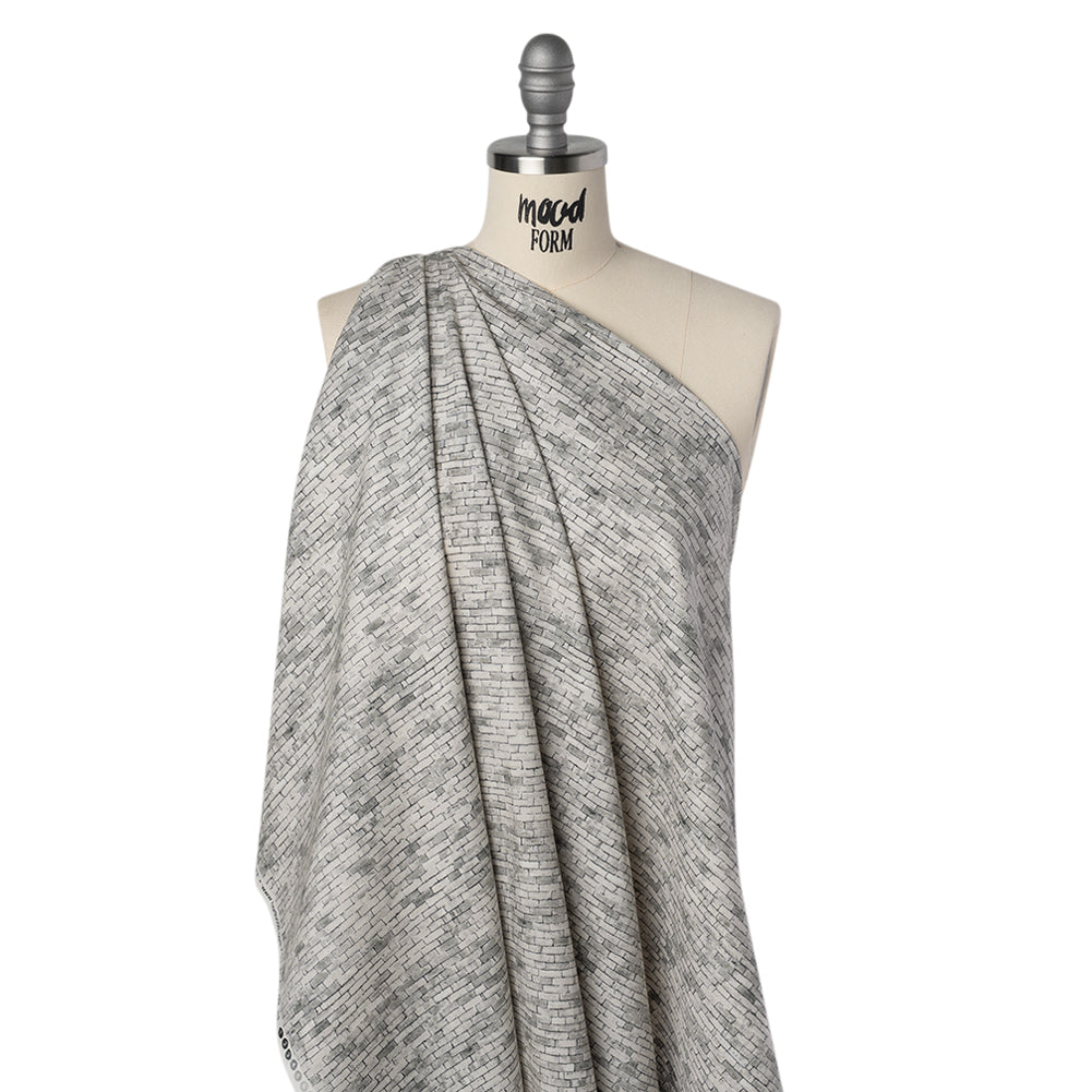 Printed Quilting Cotton by Northcott Studio - Mid Gray Brick - Naturescapes Collection - Joann Fabrics
