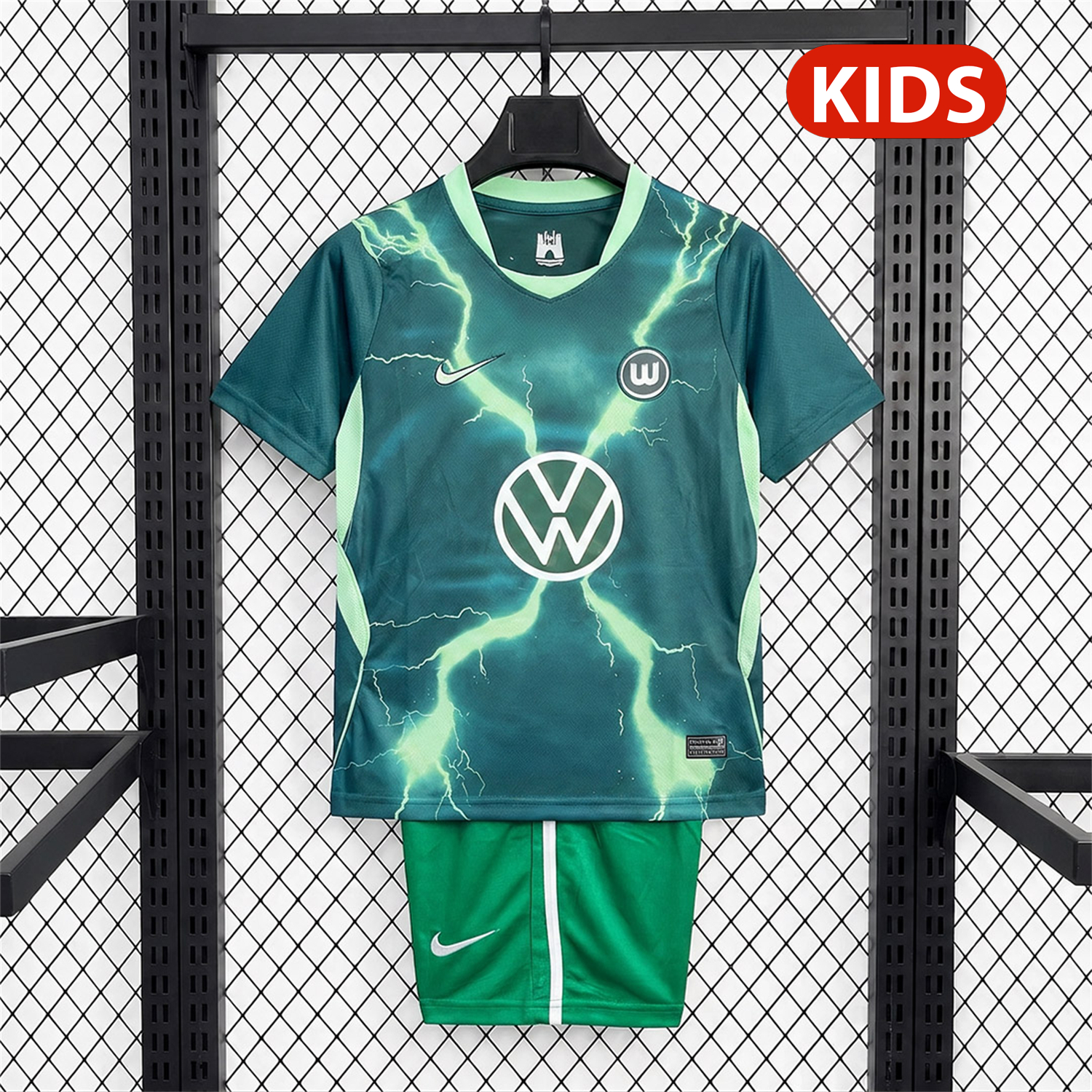 Wolfsburg 26-27 Home Kids Kit - UnitedFutballJersey