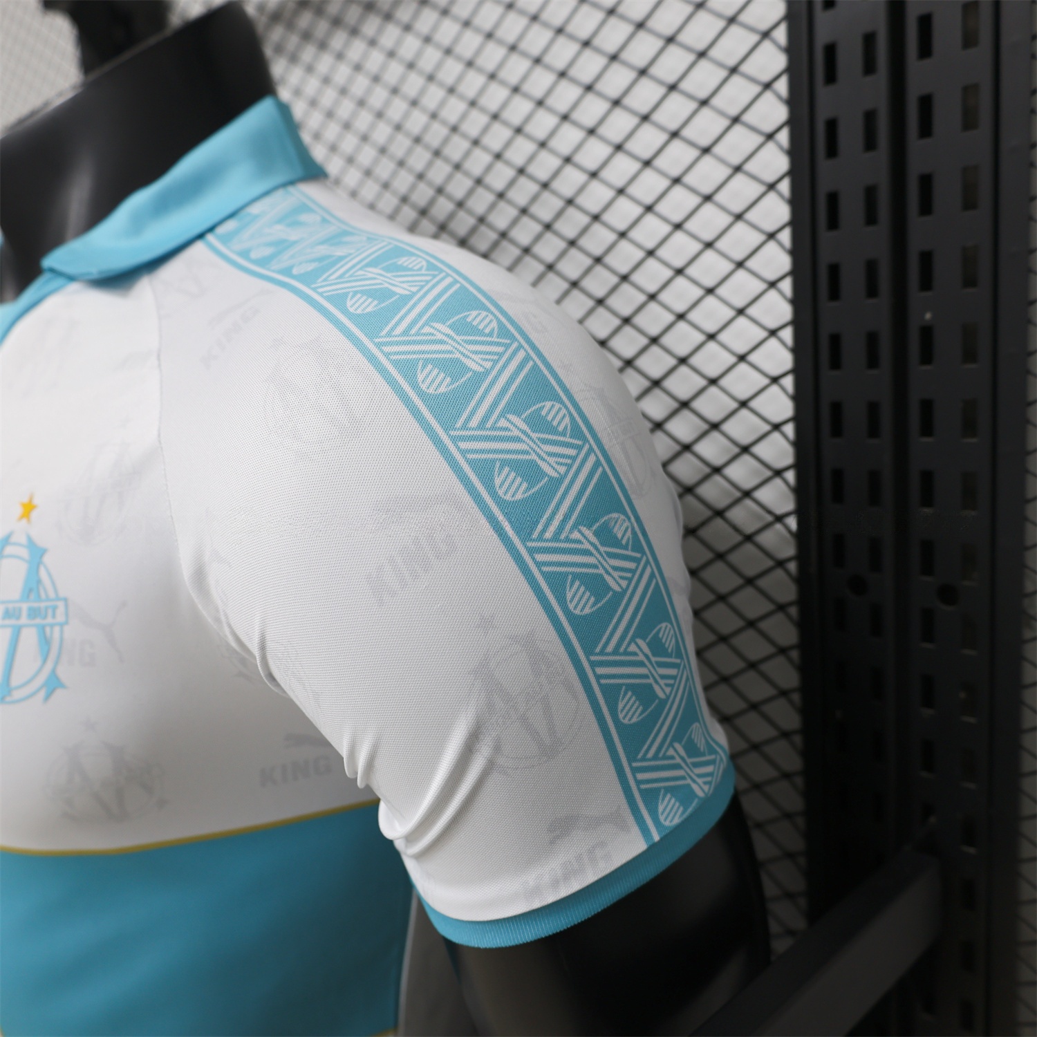Marseille 25-26 Retro Style White Jersey -Player Version - UnitedFutballJersey
