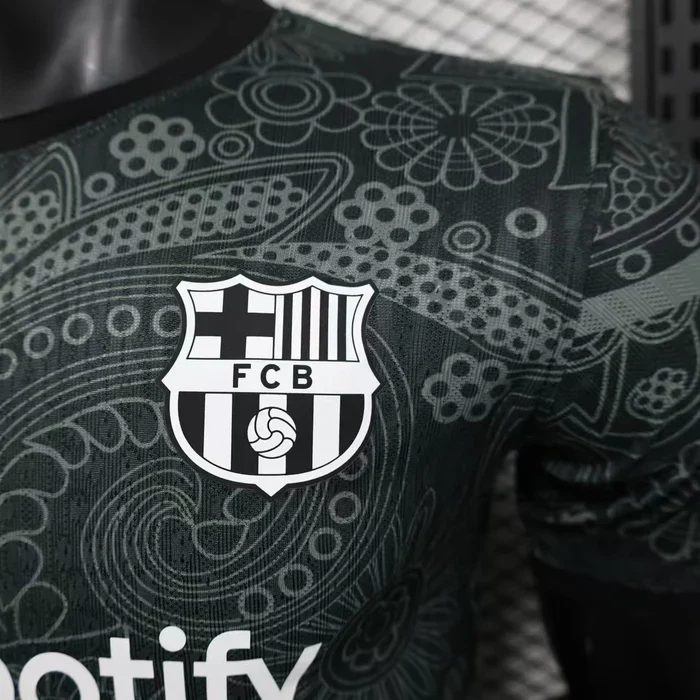 Barcelona Noir Fleur Limited Jersey