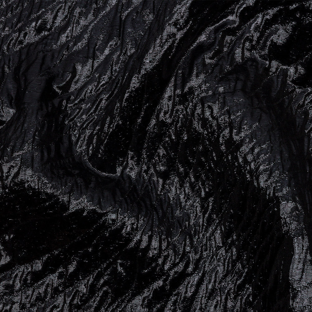 Metallic Black Rippling Luxury Brocade - Joann Fabrics