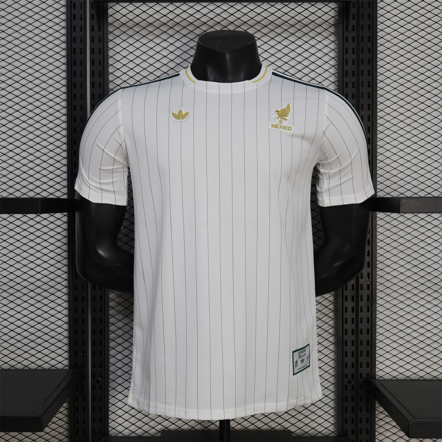 Mexico 2026 Terrace Icon Retro Casual Style White Jersey - Player Version - UnitedFutballJersey