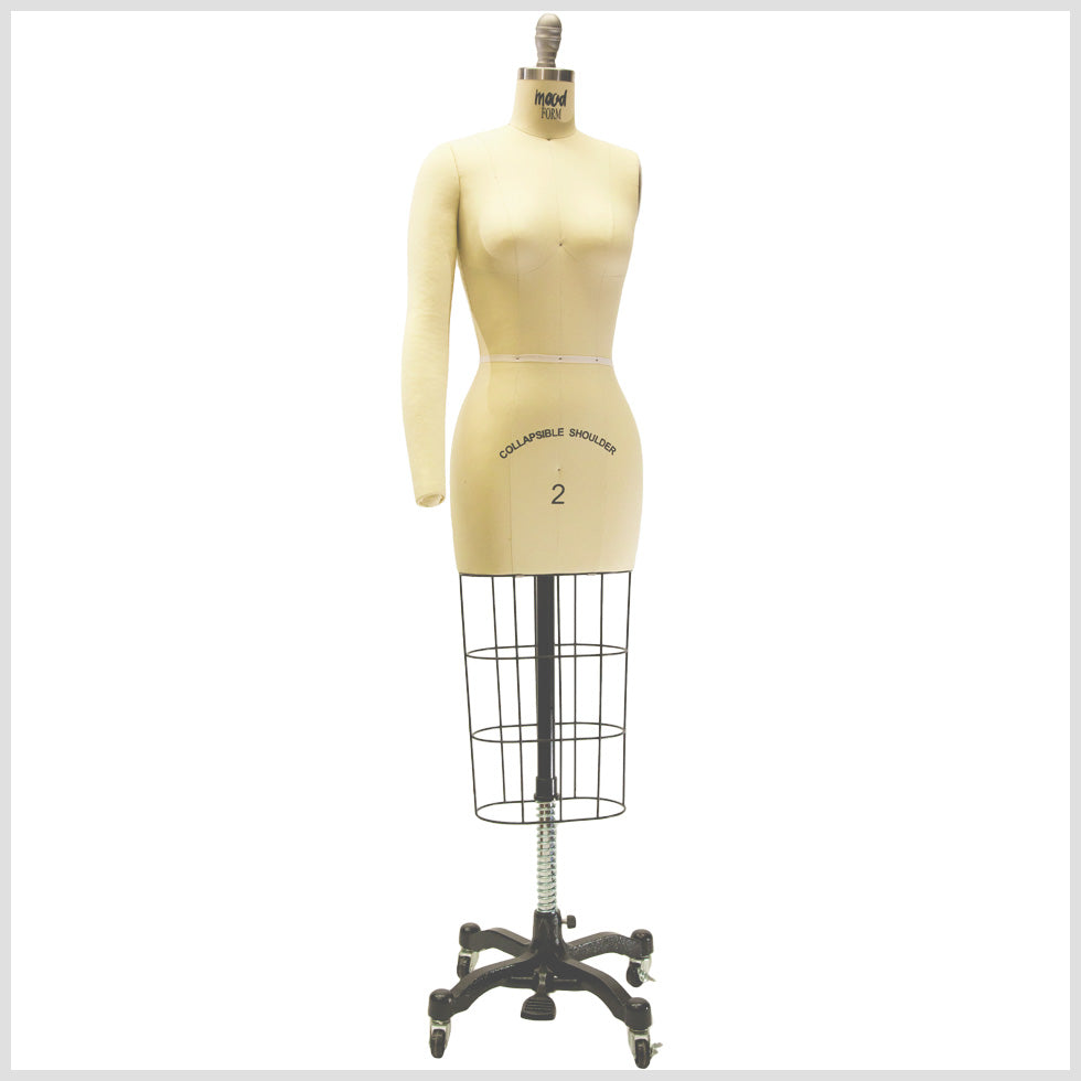 Mood Brand Half Body Dress Form Size 2-12 (Includes Two Arms) - Joann Fabrics