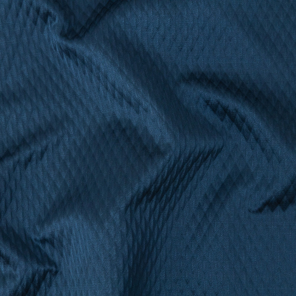 Drapery Jacquard - Indigo Diamond Quilted - British Imported - Joann Fabrics
