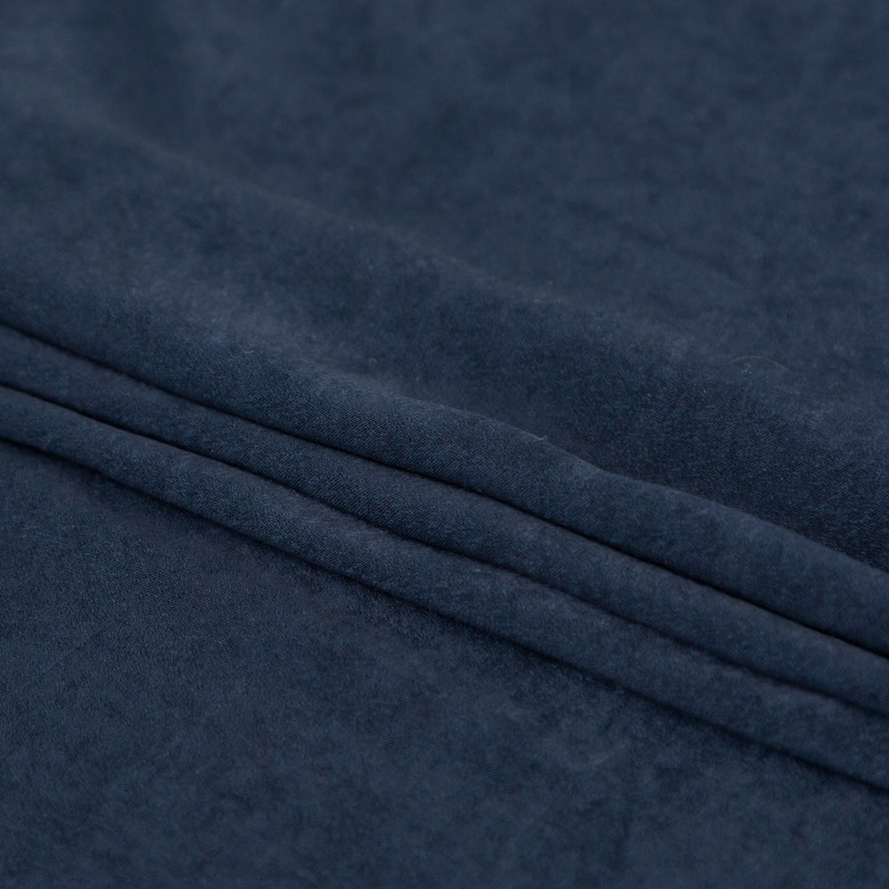 Italian Navy Hammered Polyester Charmeuse - Joann Fabrics