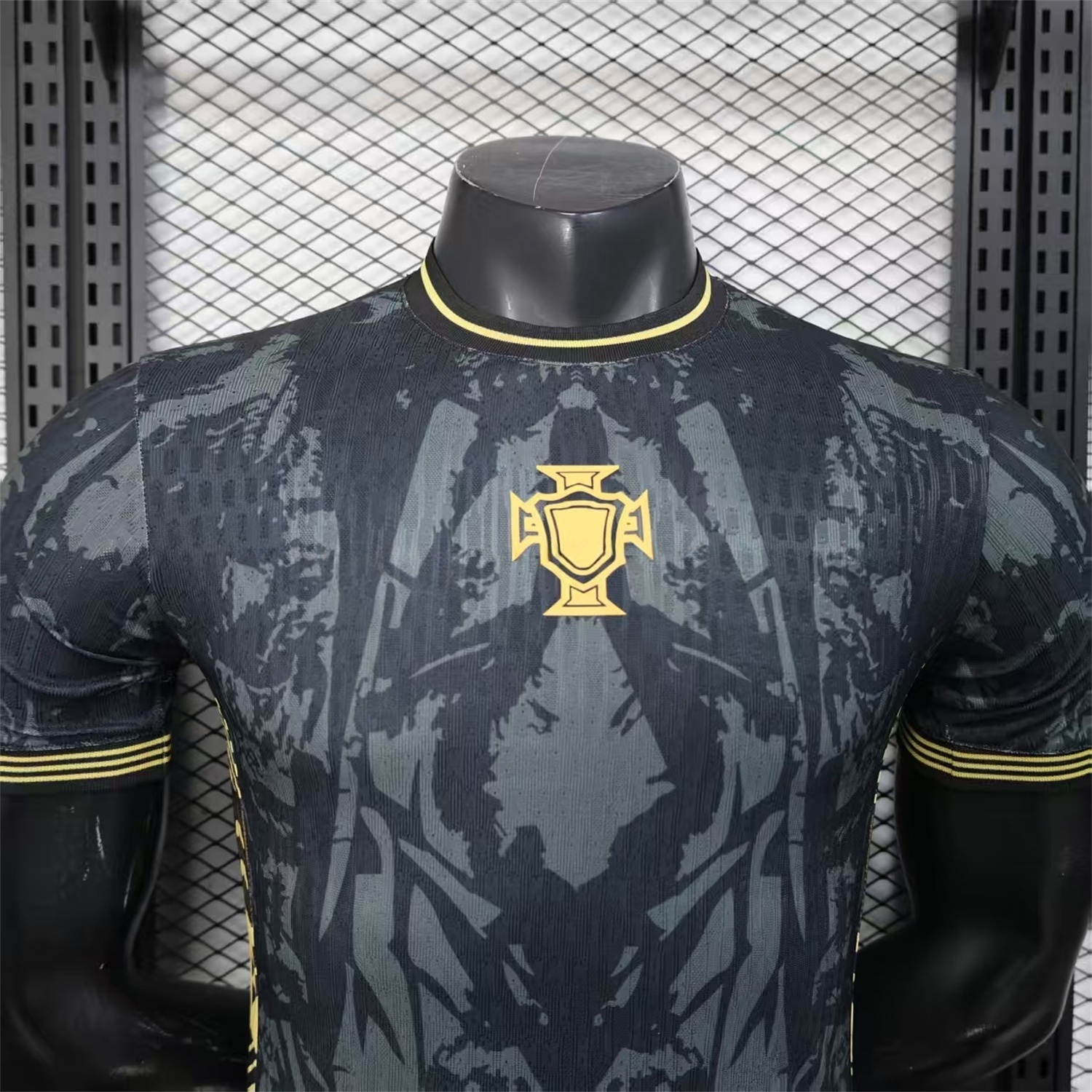 Portugal 2026 COMMA Black CR7 Special Jersey - Player Version - UnitedFutballJersey