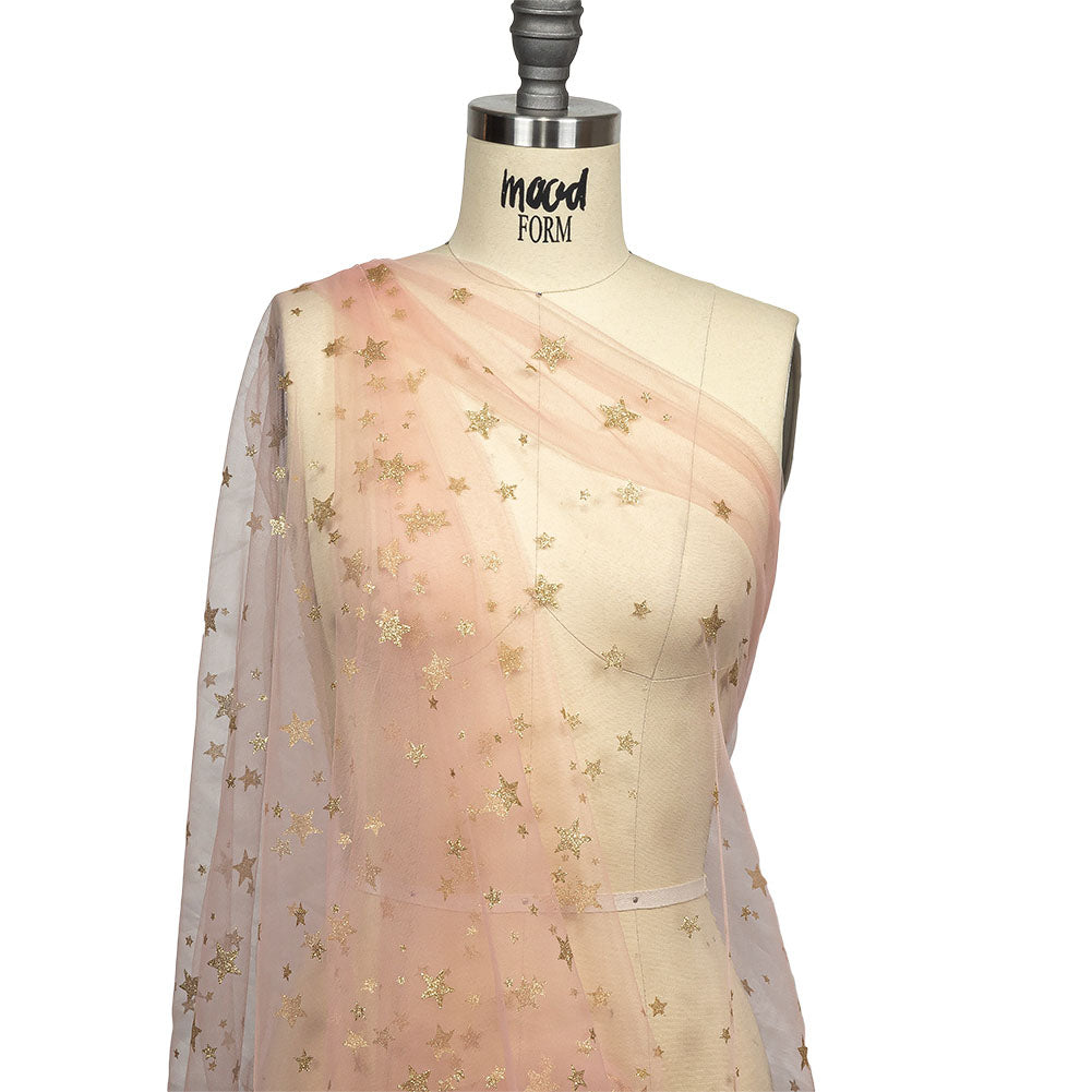 Starry Glitter Tulle - Pale Pink - Joann Fabrics