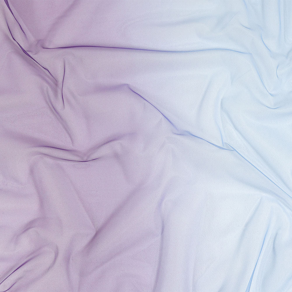 Ombre Stripes Shadow Tulle - Blue and Heliotrope - Joann Fabrics