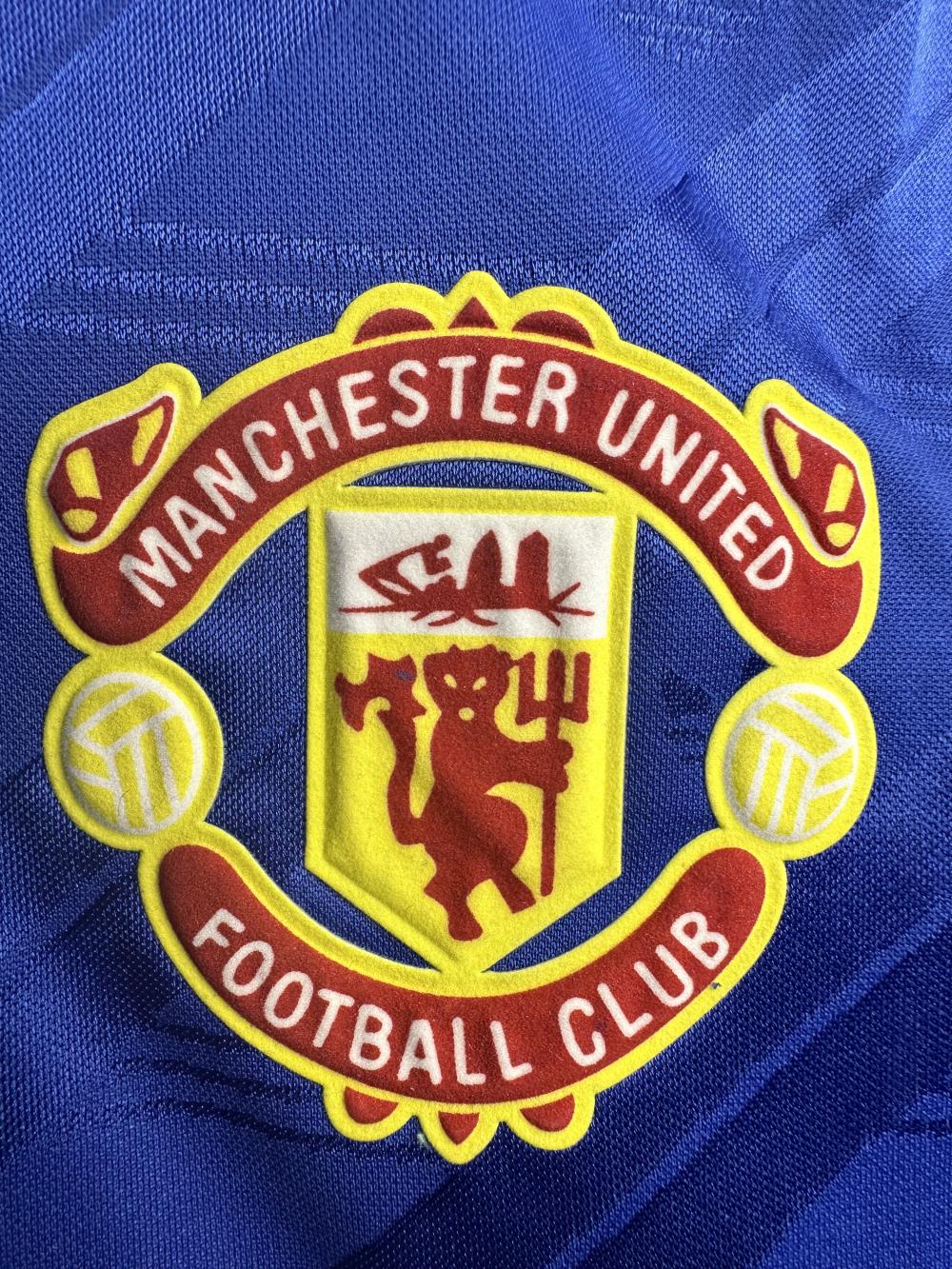 1986/1988 Retro Long Sleeve Manchester United Third Away Football Shirt 1:1 Thai Quality