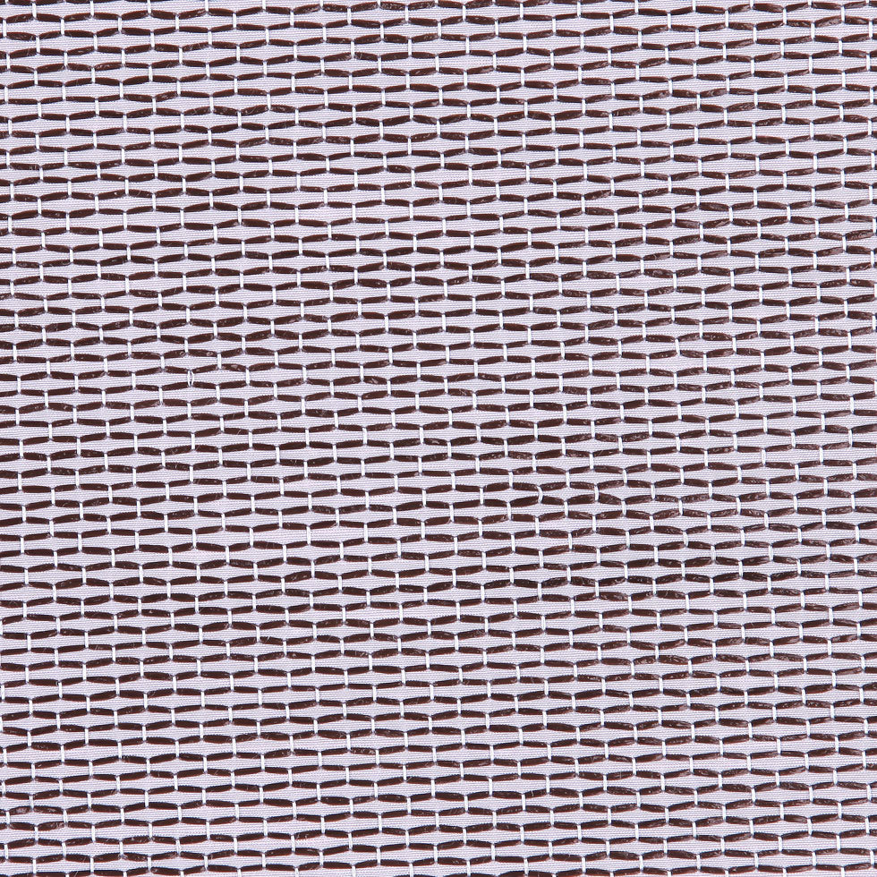 Italian Pale Pink and Chocolate Striped Polyester and Raffia Woven - Joann Fabrics