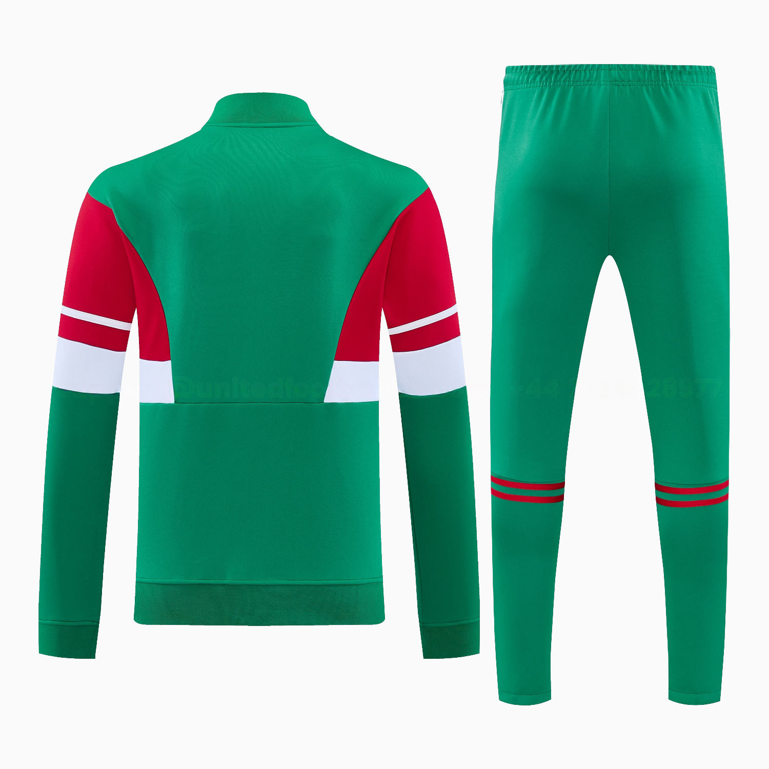 Mexico 2026 World Cup Jacket Training Tracksuit - Green Top & Green Pants - UnitedFutballJersey