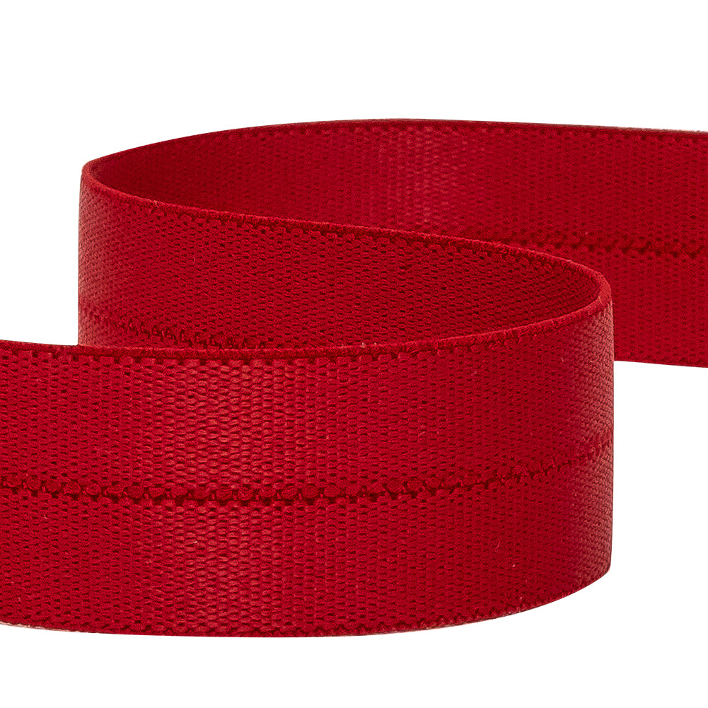 Italian Red Foldover Stretch Trim - 0.875