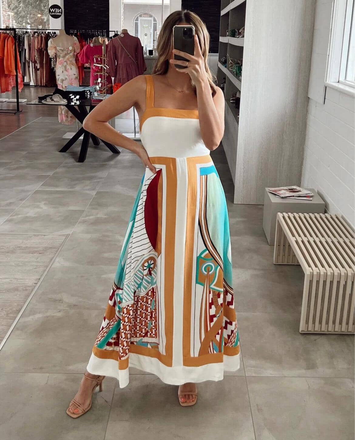 PEARL & SEA Miranda Midi Dress